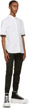 Alexander McQueen White Poplin Logo Shirt
