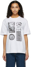 Alexander McQueen White Skeleton T-Shirt - T-shirt de squelette blanc d'Alexander McQueen - Alexander McQueen 화이트 스켈레톤 티셔츠
