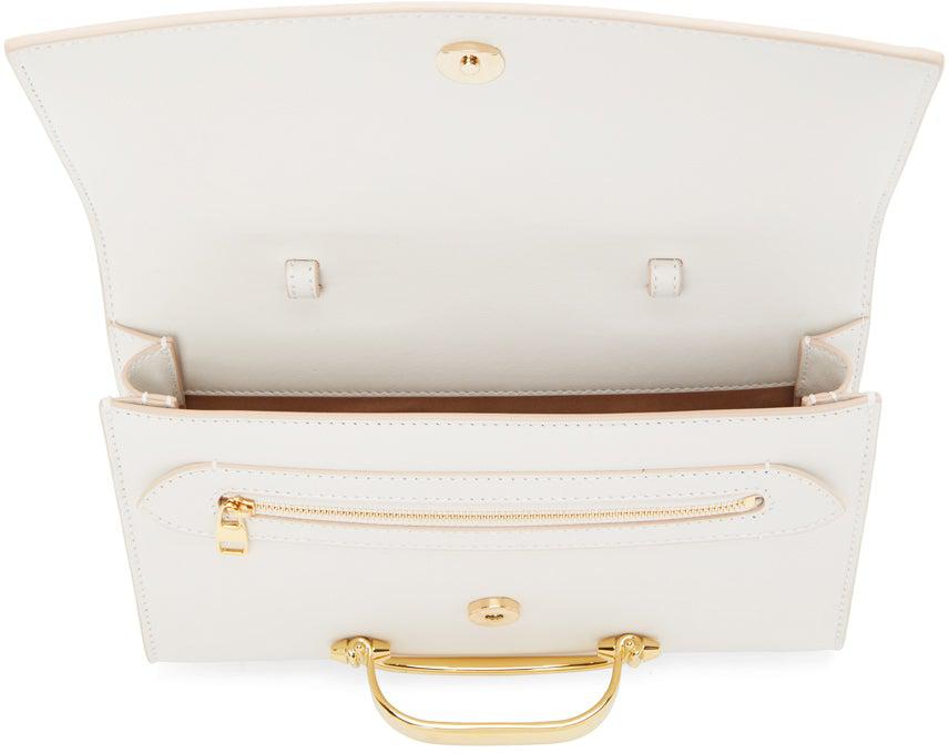 Alexander McQueen White Small 'The Story' Crossbody Bag
