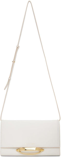 Alexander McQueen White Small 'The Story' Crossbody Bag - Alexander McQueen Petite Sac Bandoulière 'The Story' - Alexander McQueen 화이트 작은 '이야기'크로스 바디 가방