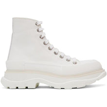 Alexander McQueen White Tread Slick Platform High Sneakers