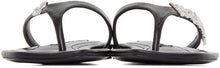 Alexander Wang Black Ivy Thong Sandals