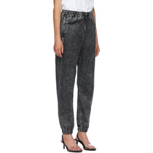 Alexander Wang Black Puff Logo Jeans
