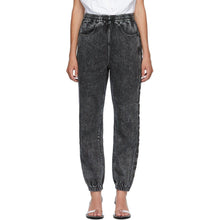 Alexander Wang Black Puff Logo Jeans