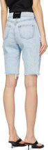 Alexander Wang Blue Denim Bike Shorts