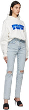 Alexander Wang Blue Dipped Back Jeans