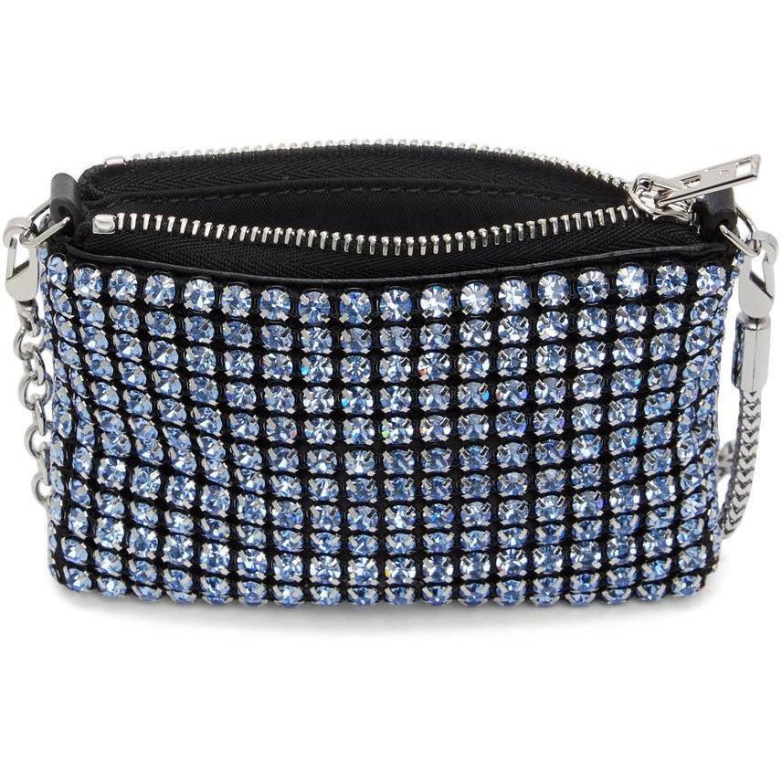 Alexander Wang Blue Nano Rhinestone Heiress Bag