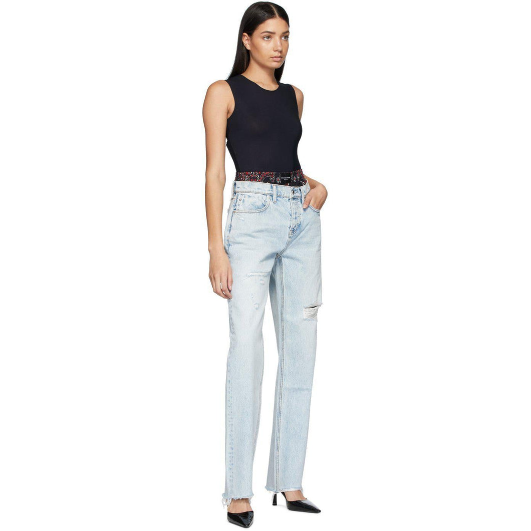 Alexander Wang Blue Rival Mix Jeans - Alexander Wang Blue Rival Mix Jeans - 알렉산더 왕 블루 라이벌 믹스 청바지
