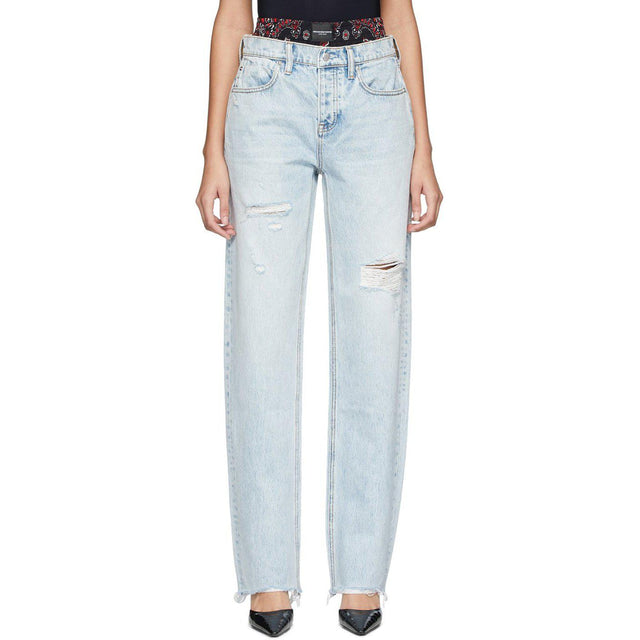 Alexander Wang Blue Rival Mix Jeans