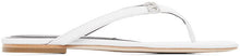 Alexander Wang White Ivy Thong Sandals - Alexander Wang White Ivy Thong Sandales - 알렉산더 왕 화이트 아이비 끈 샌들