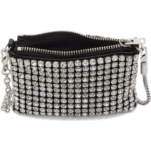 Alexander Wang White Nano Rhinestone Heiress Bag