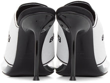 Alexander Wang White Sienna Logo Heeled Sandals