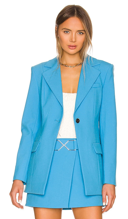 Alexis Kings Jacket in Blue Veste Alexis Kings en bleu 亚历克西斯国王夹克蓝色