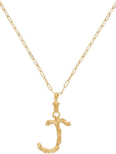 Alighieri SSENSE Exclusive Gold 'J' Alphabet Necklace