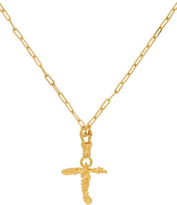 Alighieri SSENSE Exclusive Gold 'T' Alphabet Necklace