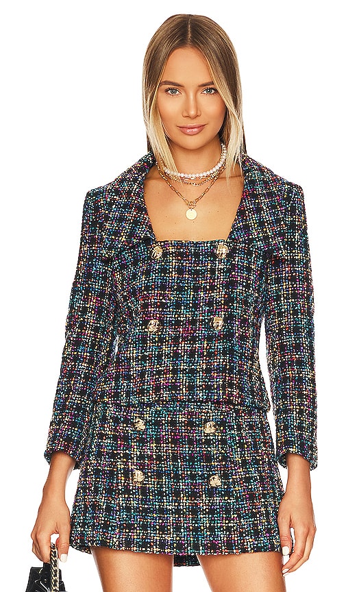 Amanda Uprichard Jovie Blazer in Black Amanda Uprichard Jovie Blazer en noir Amanda Uprichard Jovie Blazer黑色