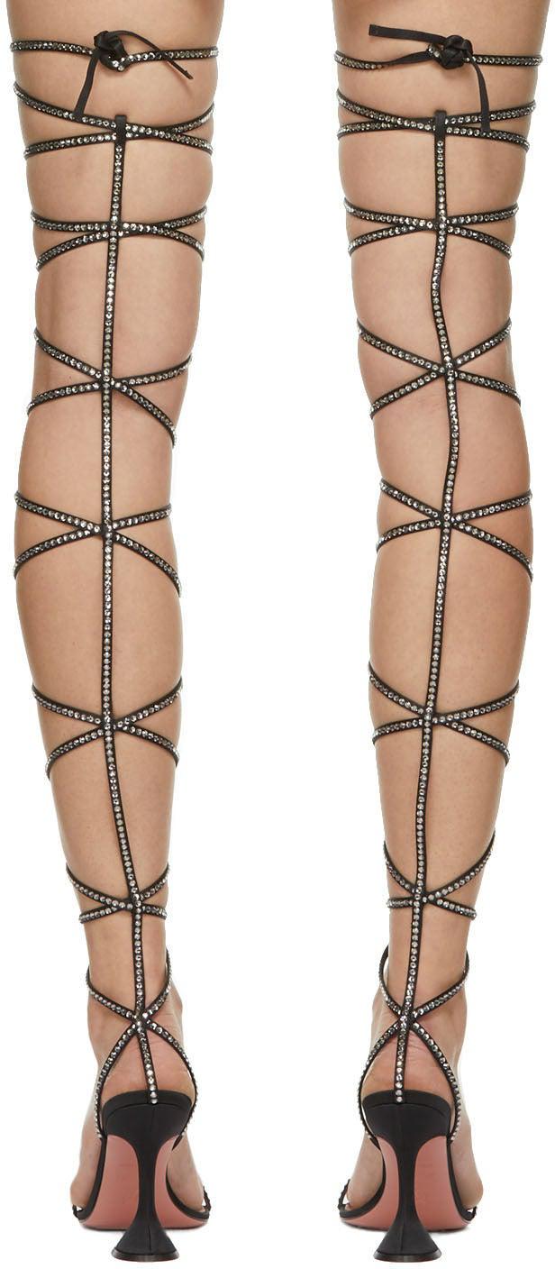 Sexy Lace Up Over Knee Sandals High Heels Sandals Cross Strappy Stiletto Thigh  High Summer Boots | Wish