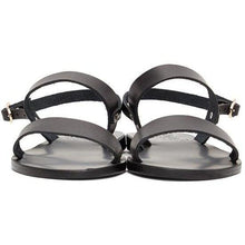 Ancient Greek Sandals Black Clio Sandals