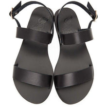Ancient Greek Sandals Black Clio Sandals