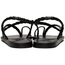 Ancient Greek Sandals Black Fysi Sandals