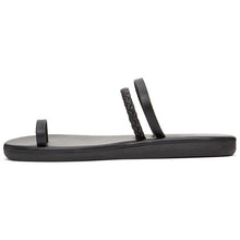 Ancient Greek Sandals Black Gyalos Sandals