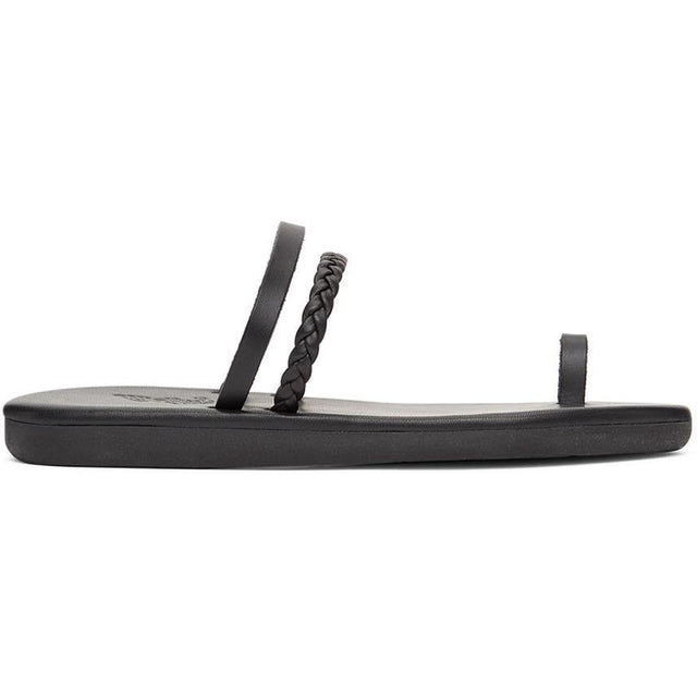 Ancient Greek Sandals Black Gyalos Sandals - Sandales grecques antiques Sandales de gyyes noires - 고대 그리스 샌들 블랙 Gyalos 샌들