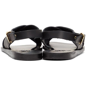 Ancient Greek Sandals Black Maria Sandals