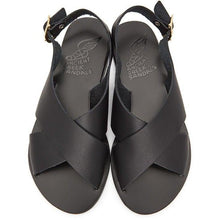 Ancient Greek Sandals Black Maria Sandals