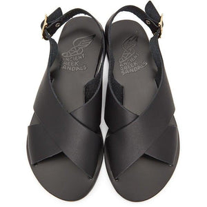 Ancient Greek Sandals Black Maria Sandals