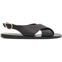 Ancient Greek Sandals Black Maria Sandals - Sandales grecques antiques Sandales Maria Noir Maria - 고 대 그리스 샌들 블랙 마리아 샌들