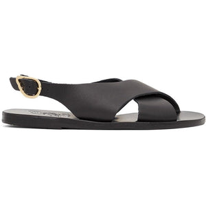 Ancient Greek Sandals Black Maria Sandals - Sandales grecques antiques Sandales Maria Noir Maria - 고 대 그리스 샌들 블랙 마리아 샌들