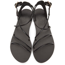 Ancient Greek Sandals Black Meloivia Sandals