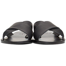 Ancient Greek Sandals Black Thais Sandals