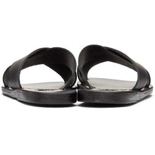 Ancient Greek Sandals Black Thais Sandals