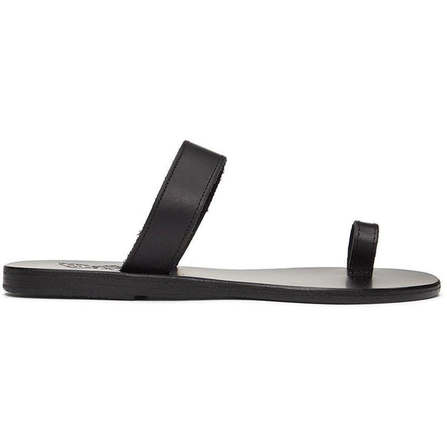 Ancient Greek Sandals Black Thalia Sandals - Sandales grecques antiques Sandales Thalia noires - 고대 그리스 샌들 블랙 탈리아 샌들