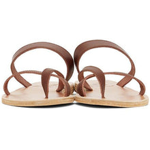 Ancient Greek Sandals Brown Daphnae Sandals