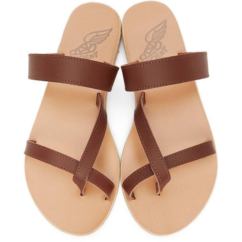Ancient Greek Sandals Brown Daphnae Sandals