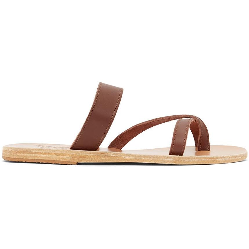 Ancient Greek Sandals Brown Daphnae Sandals BlackSkinny