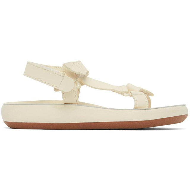 Ancient Greek Sandals Off-White Poria Sandals - Sandales grecques antiques Sandales de portia blanc cassé - 고대 그리스 샌들 오프 화이트 Poria 샌들