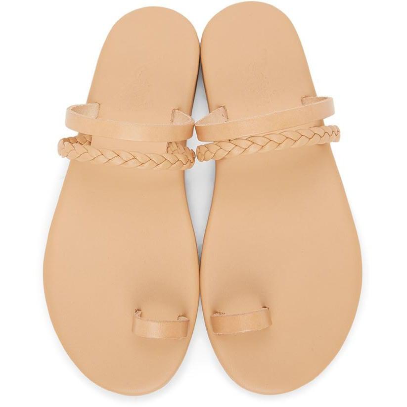 Ancient Greek Sandals Tan Gyalos Sandals