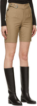Andersson Bell Beige Wool Biker Diego Shorts