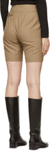Andersson Bell Beige Wool Biker Diego Shorts