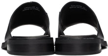 Andersson Bell Black Leather Dresden Sandals