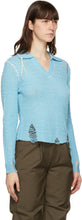 Andersson Bell Blue Erica Long Sleeve Polo