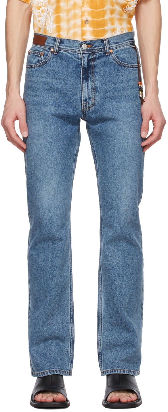 Andersson Bell Blue Straight New America Jeans - Andersson Bell Blue Droit New America Jeans - 앤더슨 벨 블루 스트레이트 뉴 아메리카 청바지