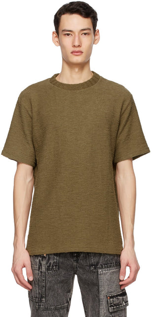 Andersson Bell Khaki Poodle T-Shirt - T-shirt Andersson Bell Khaki Poodle - 앤더슨 벨 카키 푸들 티셔츠