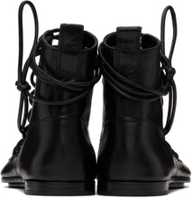 Ann Demeulemeester Black Lace-Up Sandals