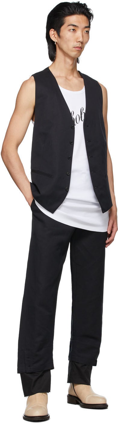 Ann Demeulemeester White 'Holy' Seva Tank Top