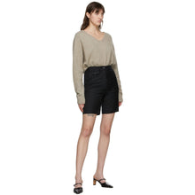 Anna Quan Black Wool Patsy Shorts
