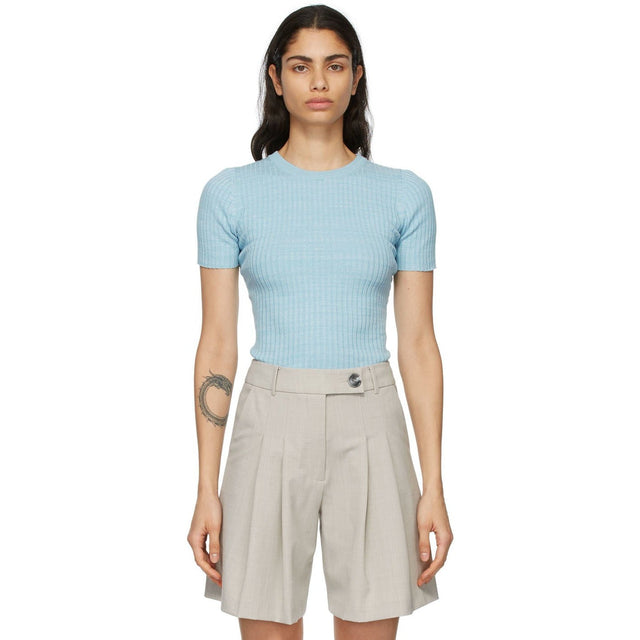 Anna Quan Blue Bebe T-Shirt - T-shirt Anna Quan Blue Bebe - 안나 콴 블루 bebe 티셔츠